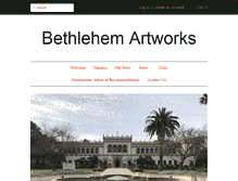 Tablet Screenshot of bethlehemartworks.com